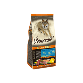 VÝPRODEJ Primordial Dog Adult Trout & Duck 12 kg