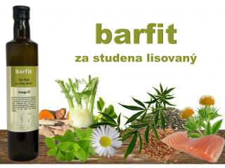 BARFIT za studena lisovaný olej - omega pětisložkový 500ml